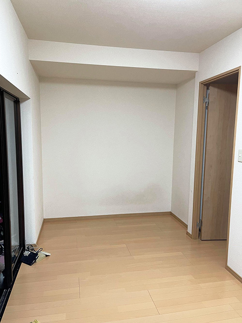 社員寮の個室スペース