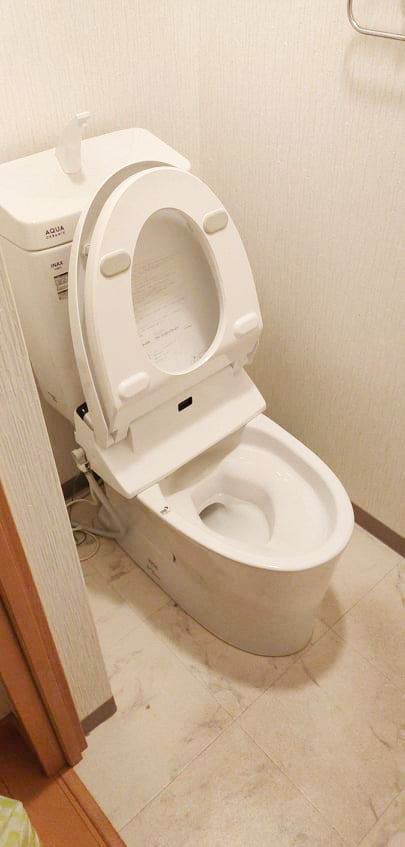 社員寮のトイレ